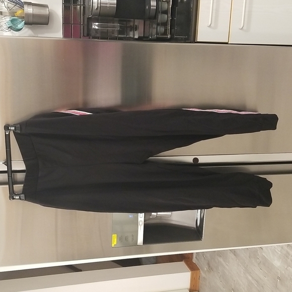 💕TRINA TURK💕 Bop 2 Pant ~ Black with Glitter Rainbow Tuxedo Stripe XXL NWT - Picture 8 of 14